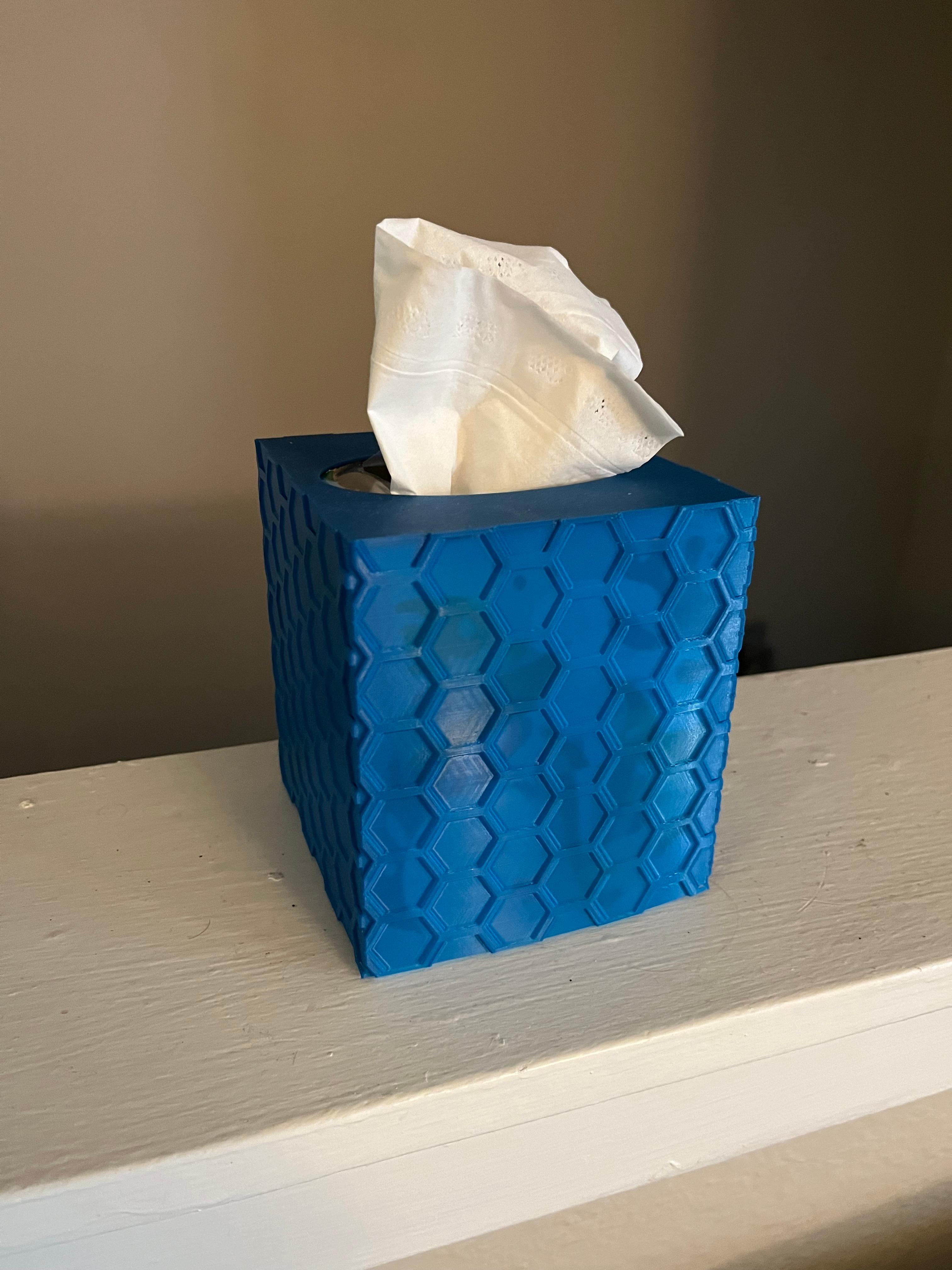 Tissue Box Decoration for Kleenex-Sized boxes 3d model