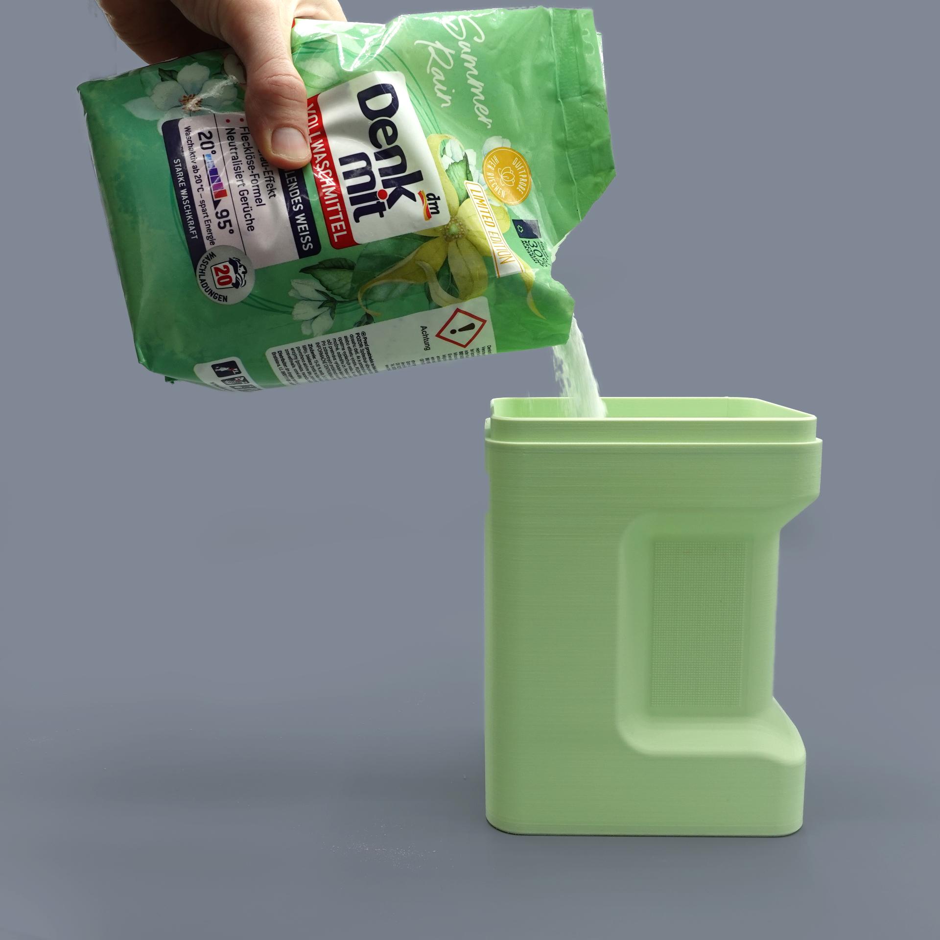 Laundry detergent container 3d model