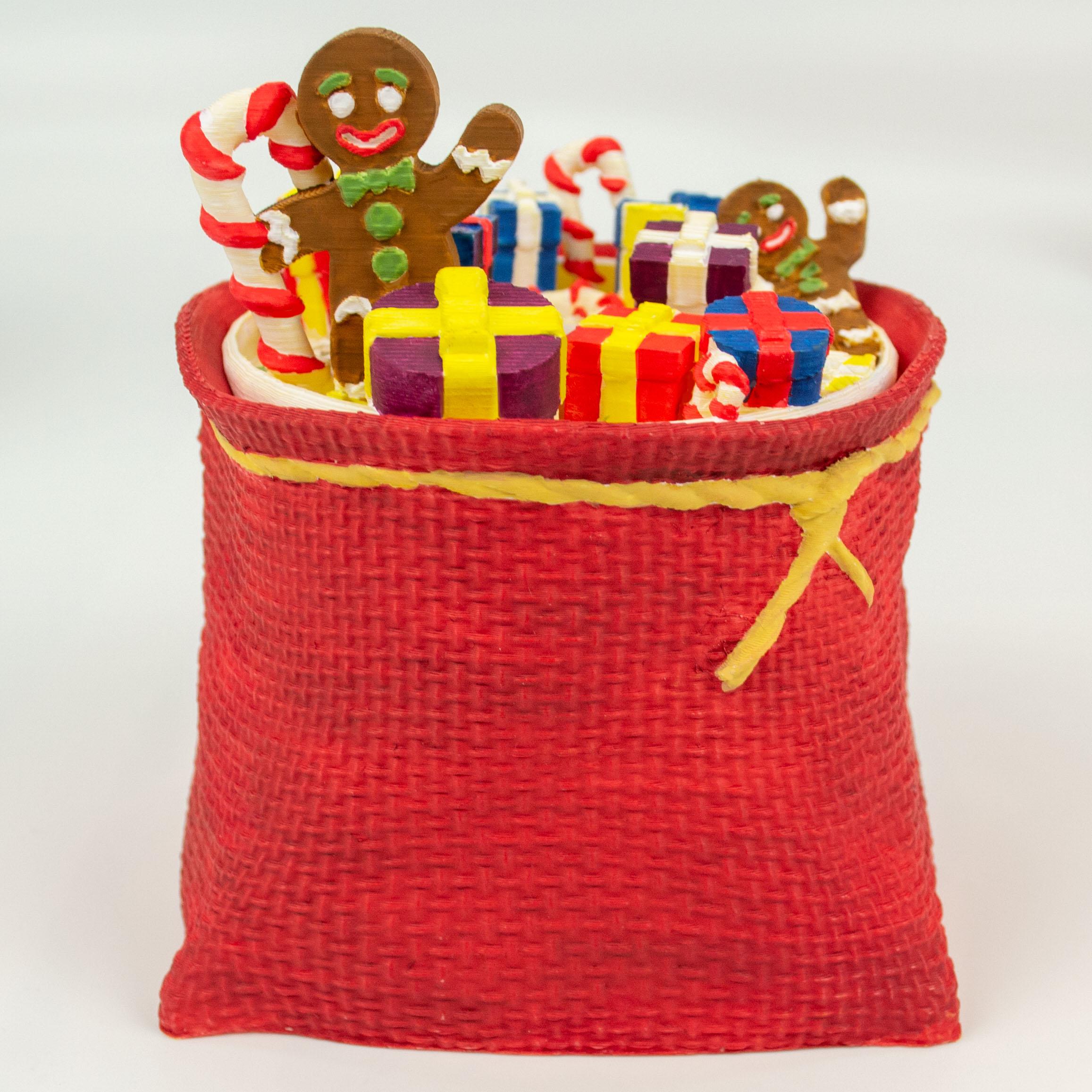 Santa Bag: Christmas Gift Box 3d model