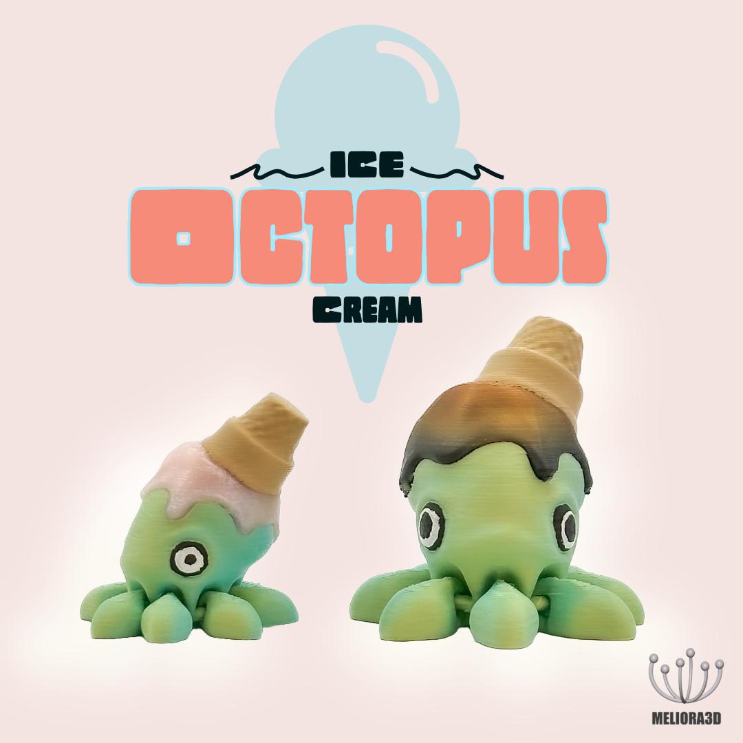 M3D - Ice Cream Octopus (Personal Use) 3d model