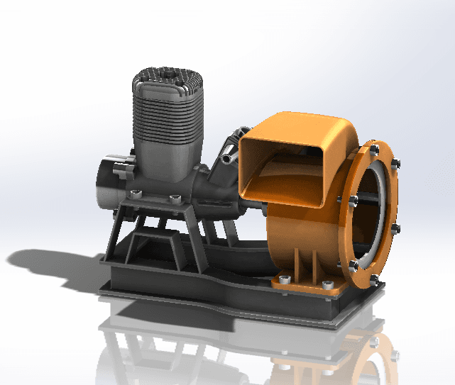 Engine Blower 3d model
