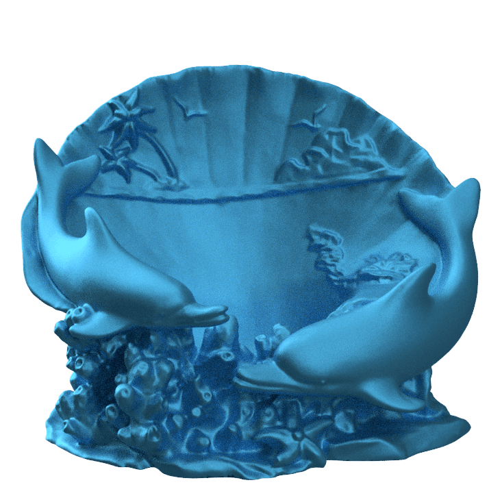 dolphin shell 1 3d model