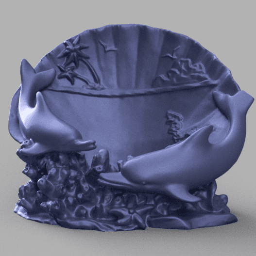 dolphin shell 1 3d model