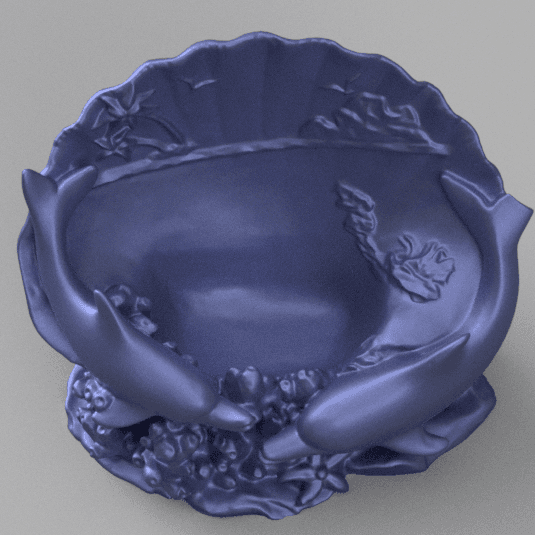 dolphin shell 1 3d model