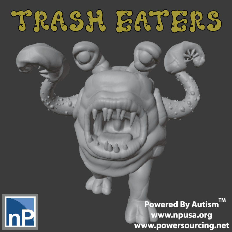 Trash Eater - Otyugh 3d model