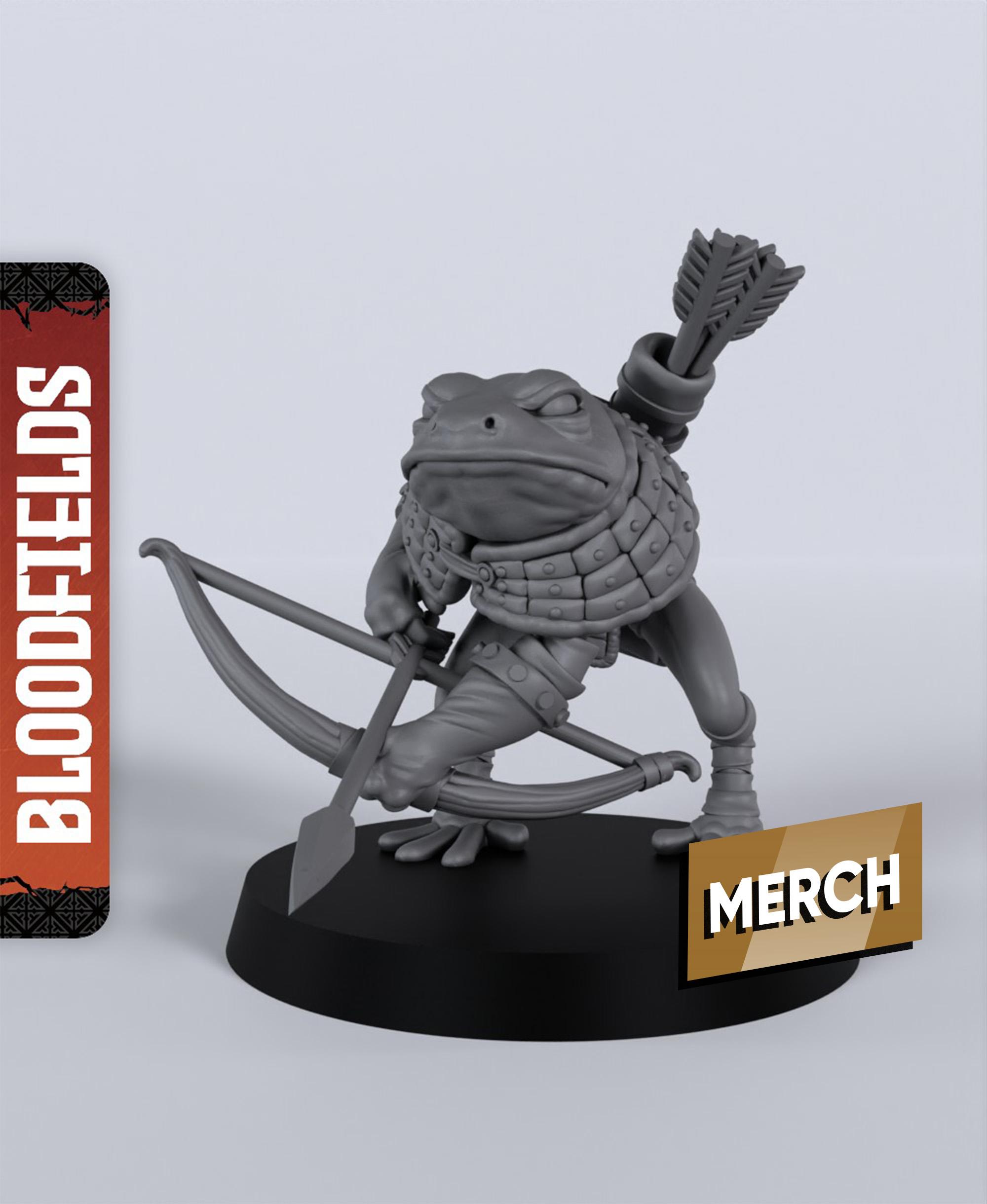 Ribbits the Elusive - With Free Dragon Warhammer - 5e DnD Inspired for RPG and Wargamers 3d model