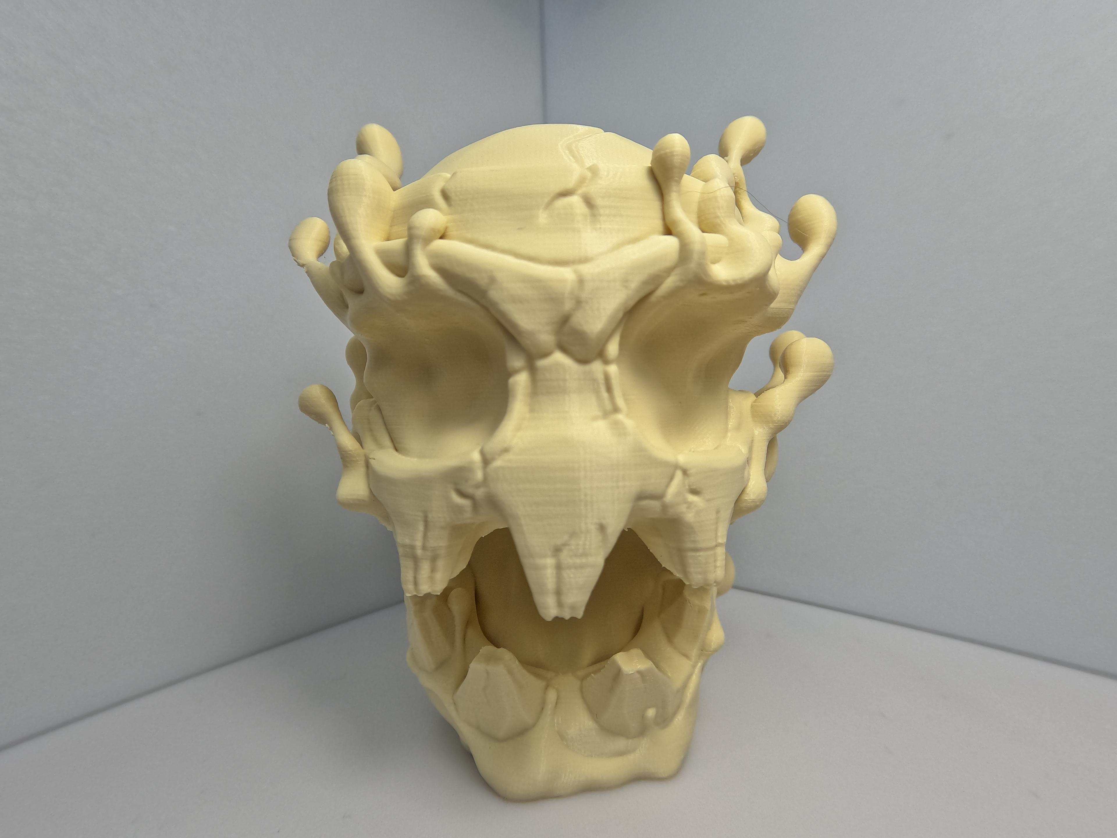 Toxic Alien Skull - Multi and Single color 3d model