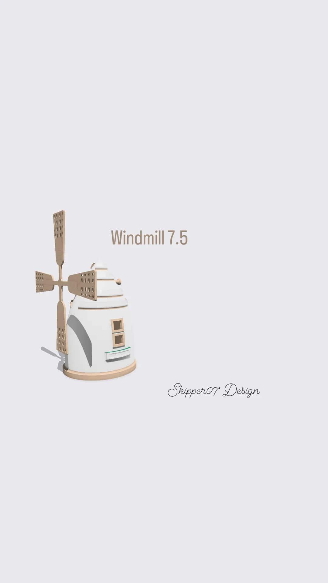 Windiill 7.5 3d model