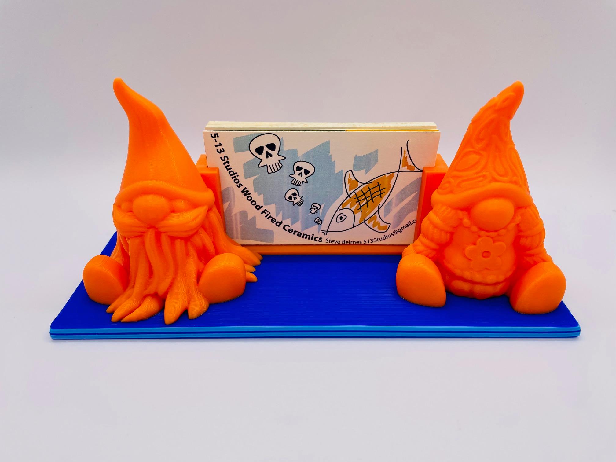 Gnome Business Card Holder 3d model