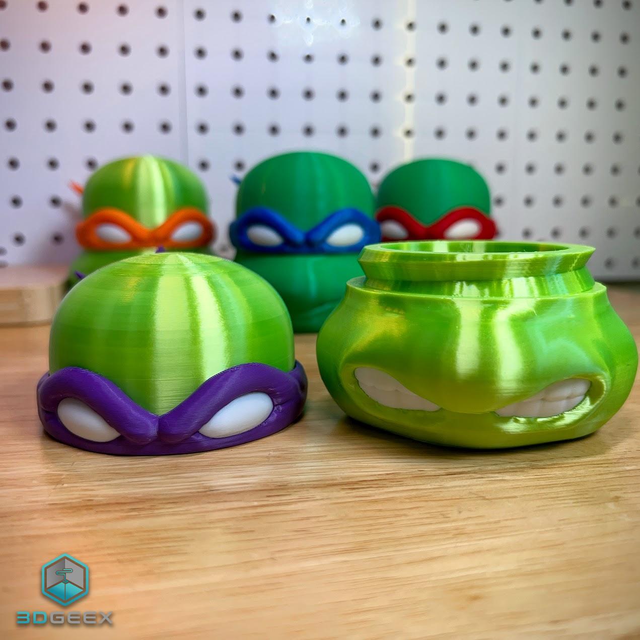 TMNT Modular Head Containers 3d model