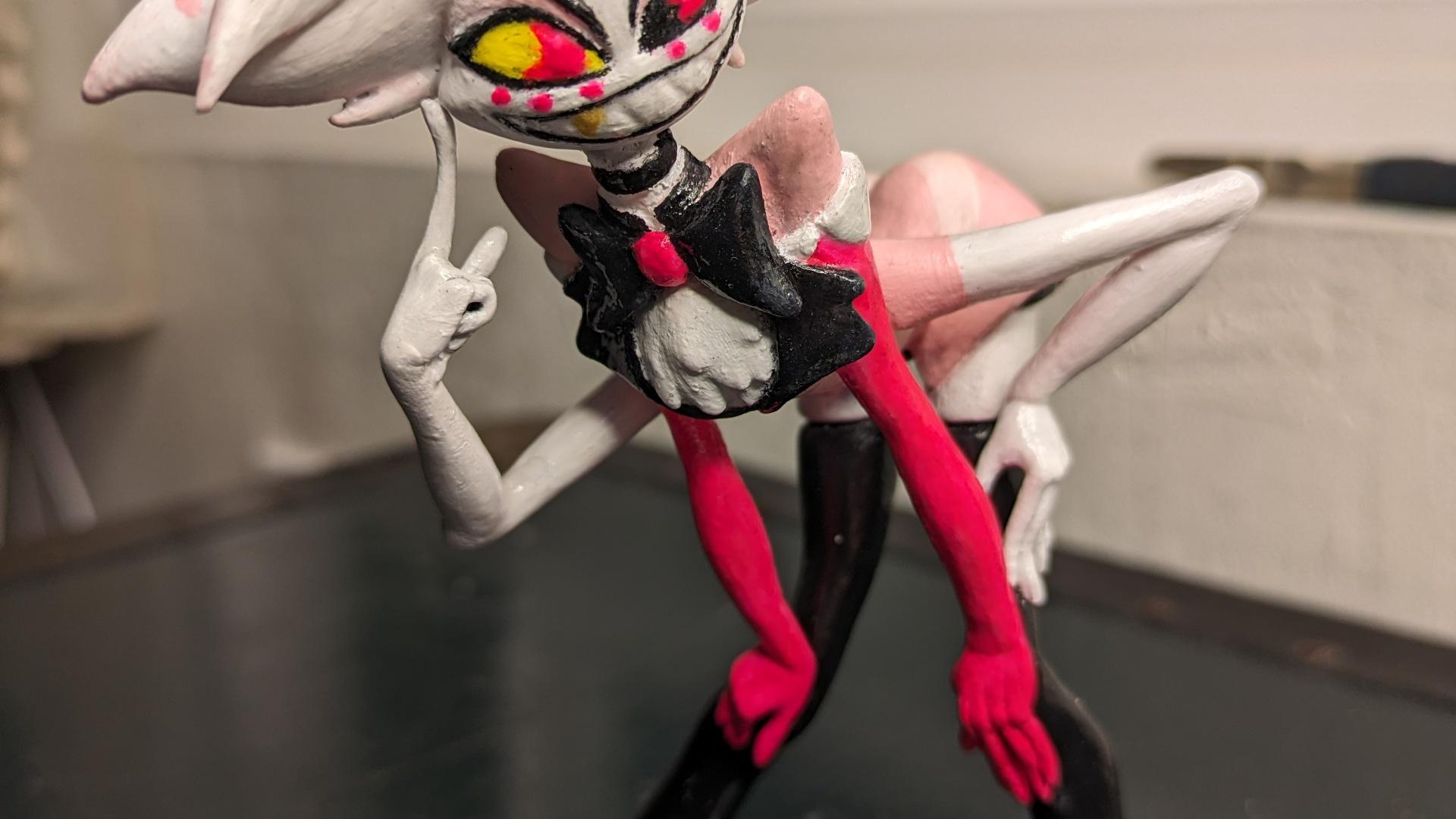 Angel Dust - Hazbin Hotel - Fan Art - Printed on a Prusai3mk3 in PLA, hand finished and painted.  - 3d model