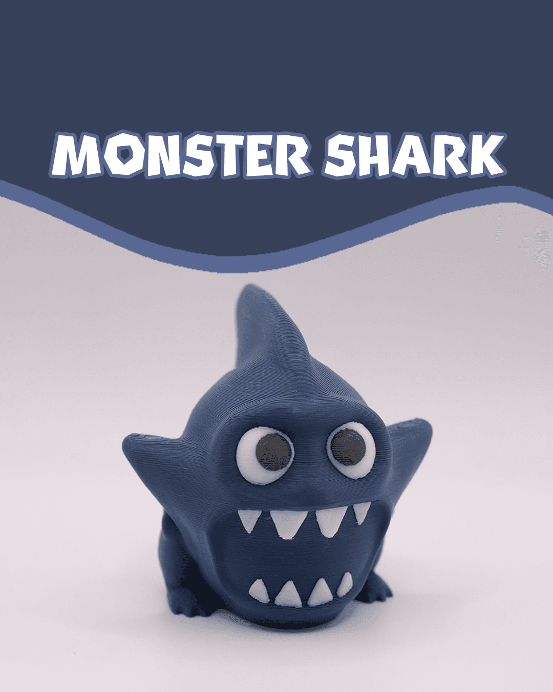 Shark Monster Figure 3d model