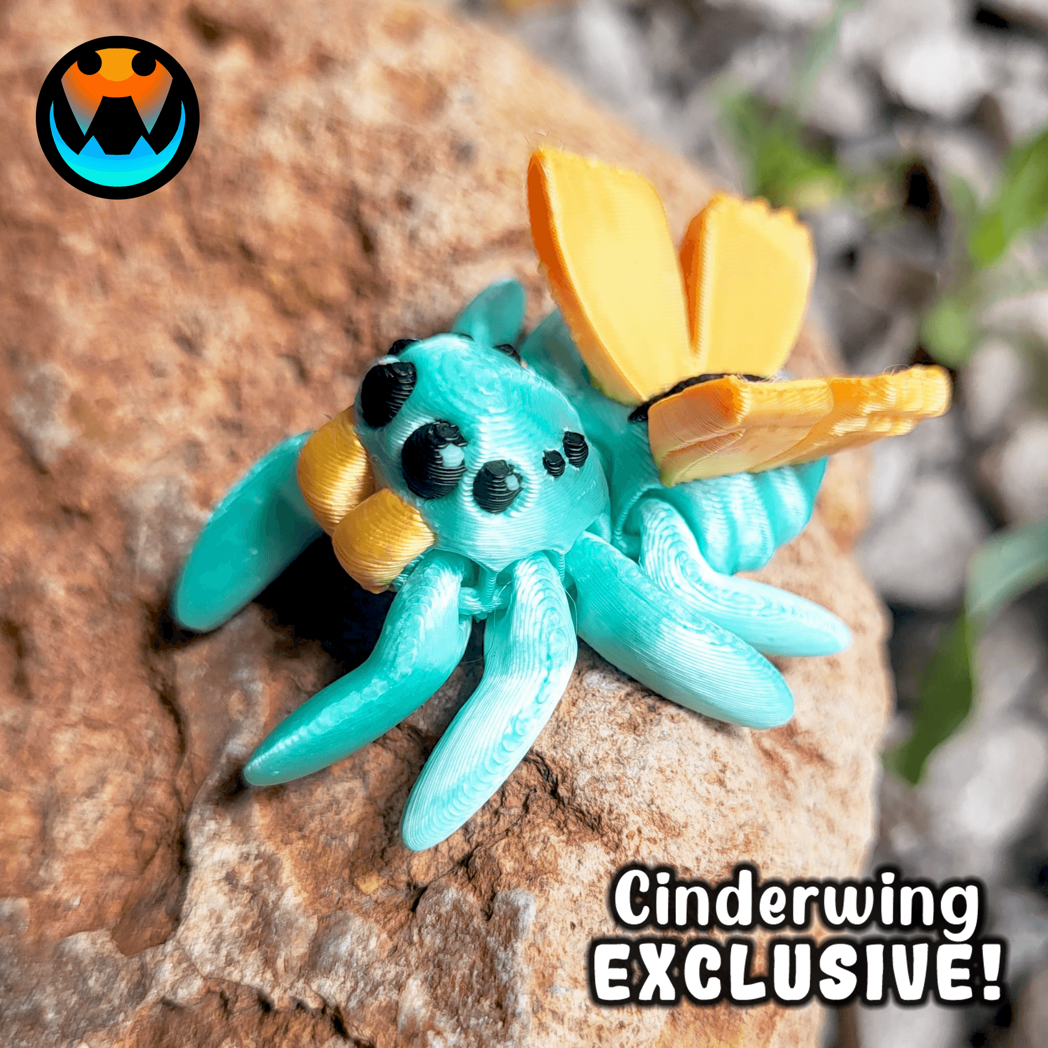 Tiny Fairy Spider 3d model