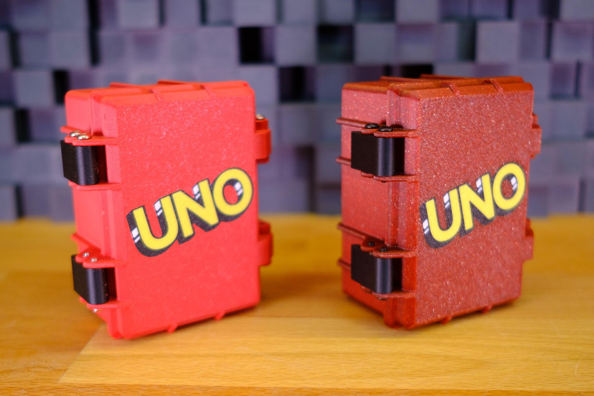 Uno Rugged Box - Card Storage with flush print logo (AMS / MMU) 3d model
