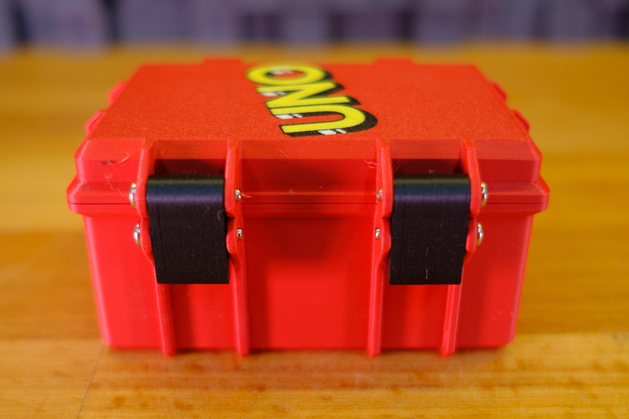 Uno Rugged Box - Card Storage with flush print logo (AMS / MMU) 3d model