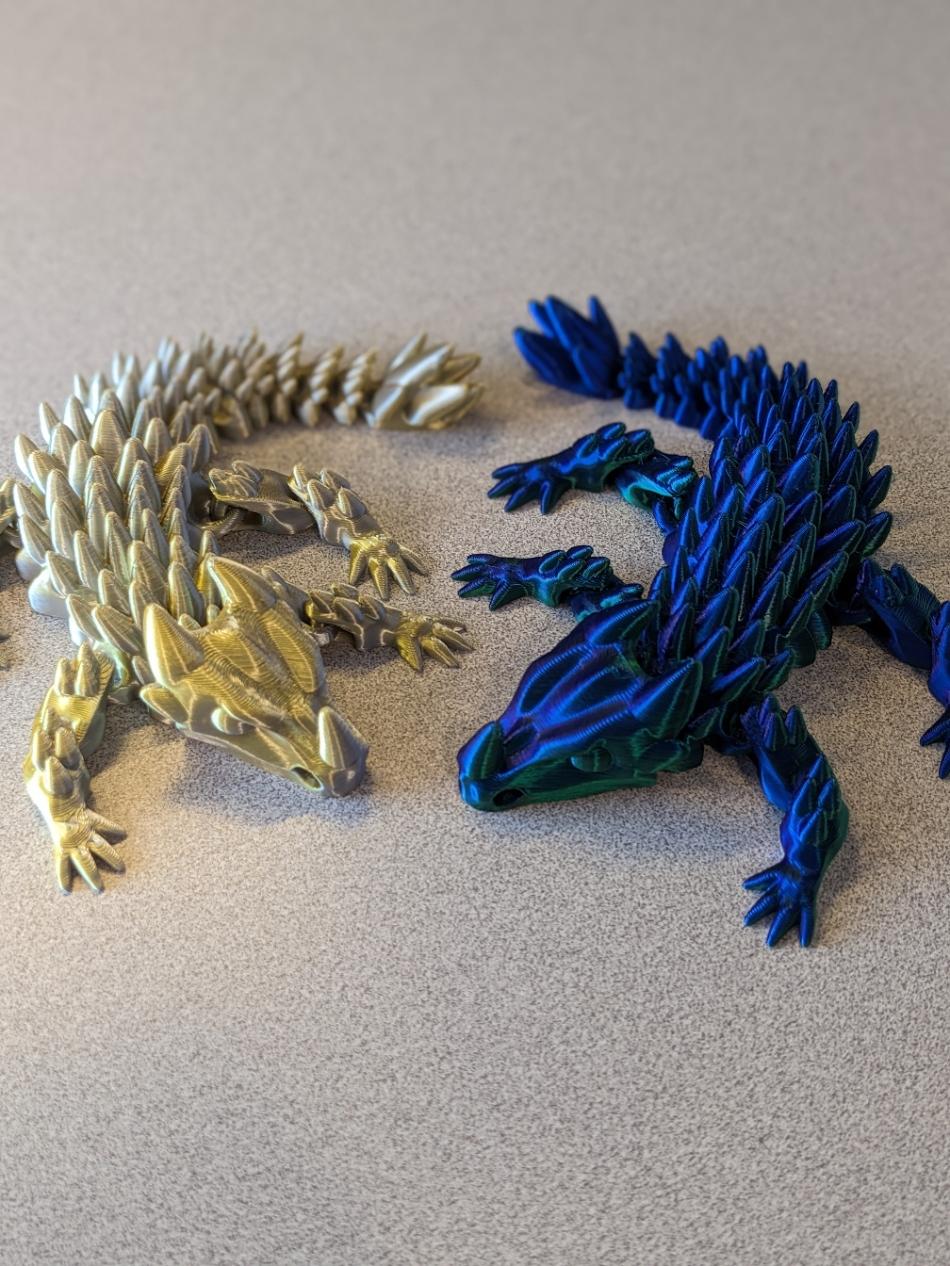 Small Baby Dragon - Articulated Dragon 3d model