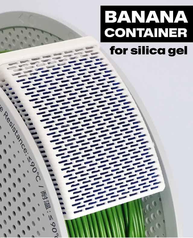 Banana Container For Silica Gel - Desiccant 3d model