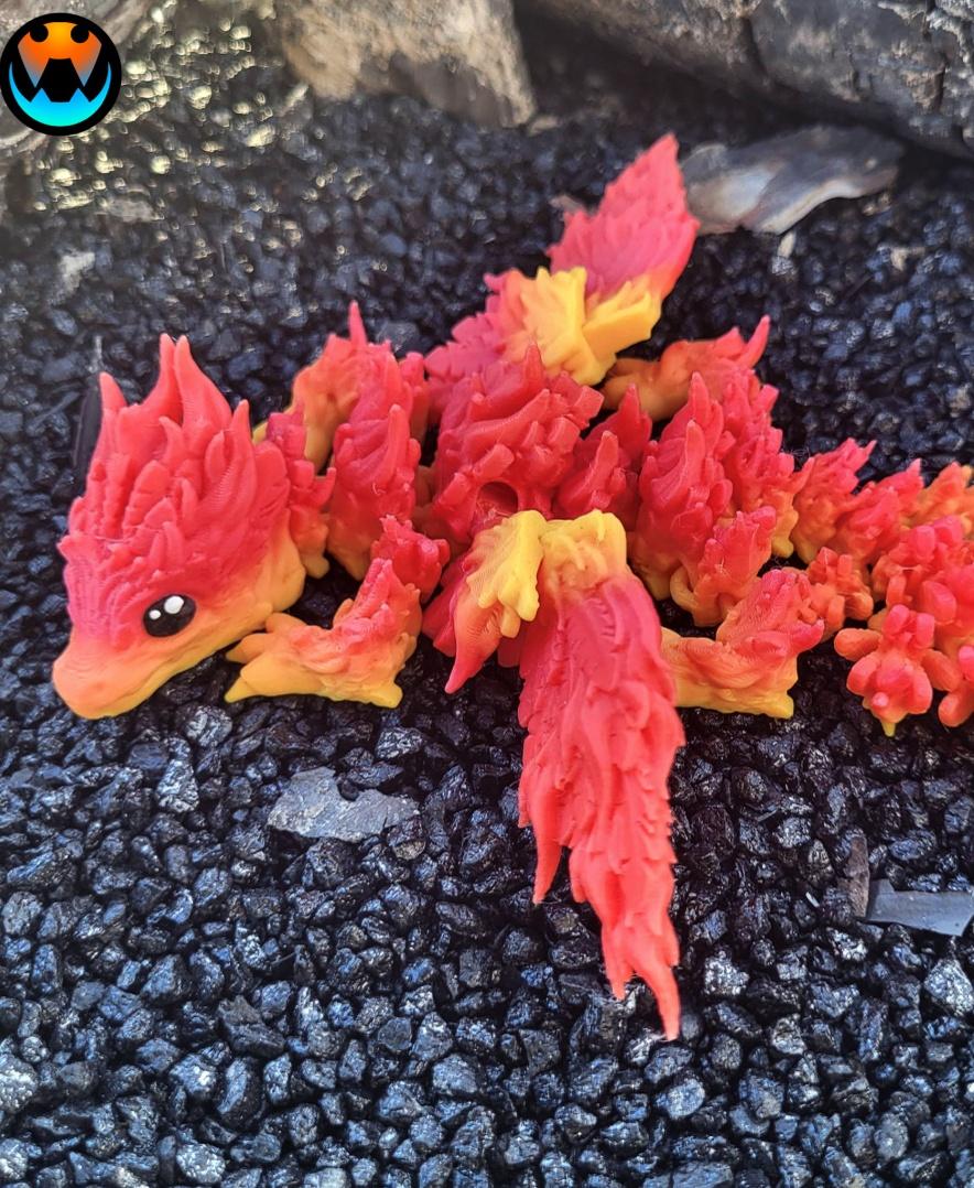 Baby Phoenix Dragon 3d model