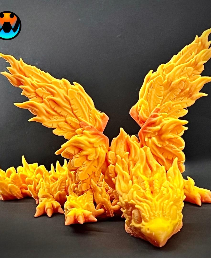 Baby Phoenix Dragon 3d model