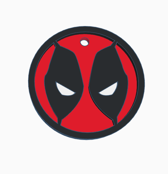 Deadpool Key Chain 3d model