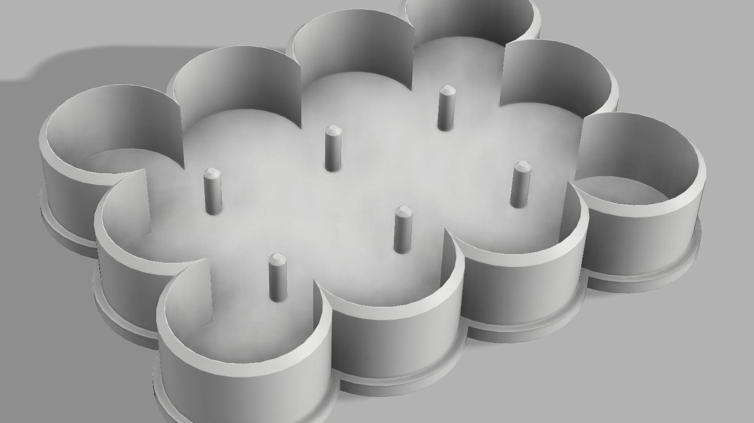 Bubble Cookie Cutter 3d model