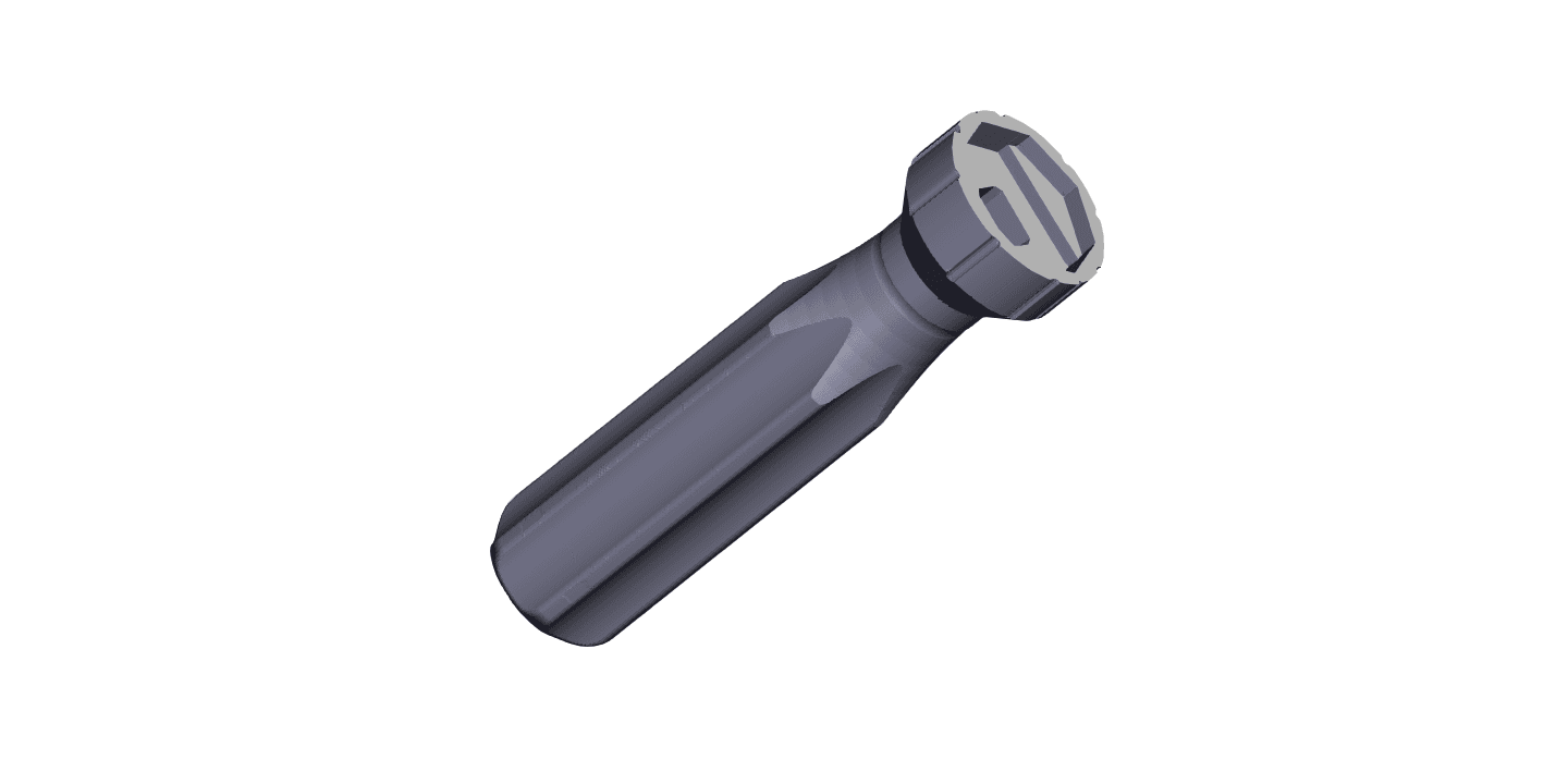 Multiboard Bolt Drive Long Multitool insert Handle.stl 3d model