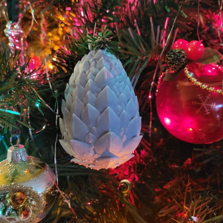 Dragon Egg Christmas Ornament 3d model