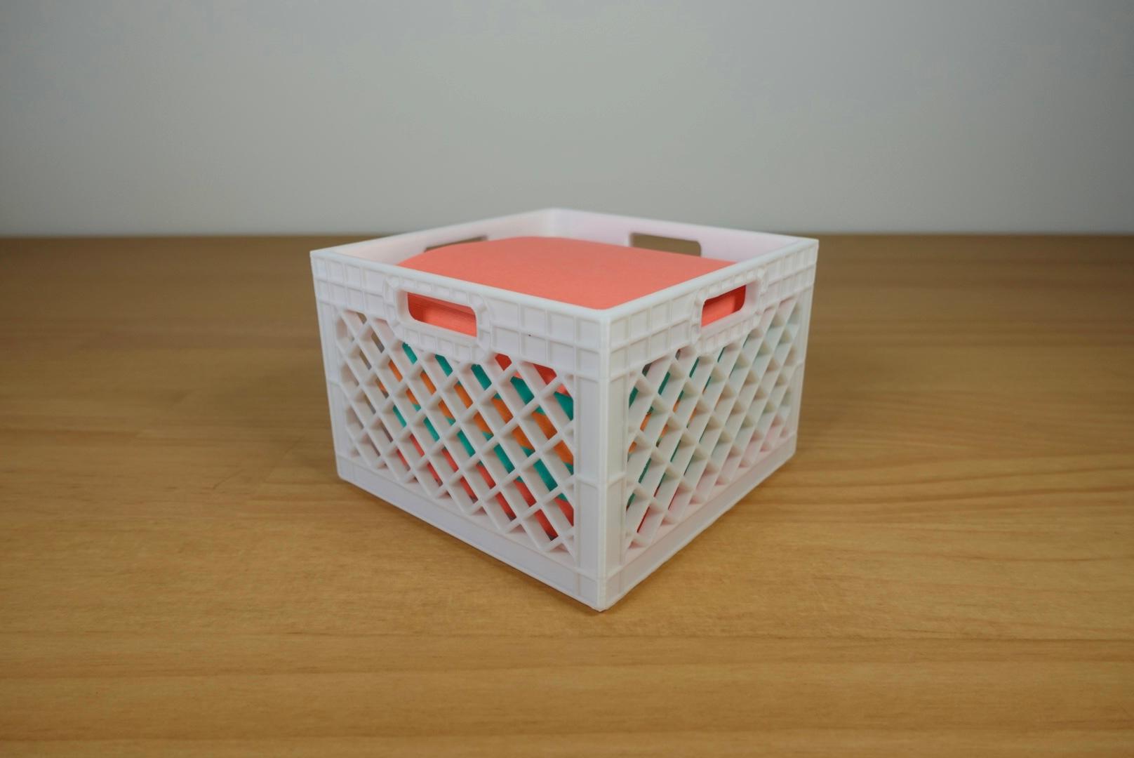 Milk Crate Organizer 3d model