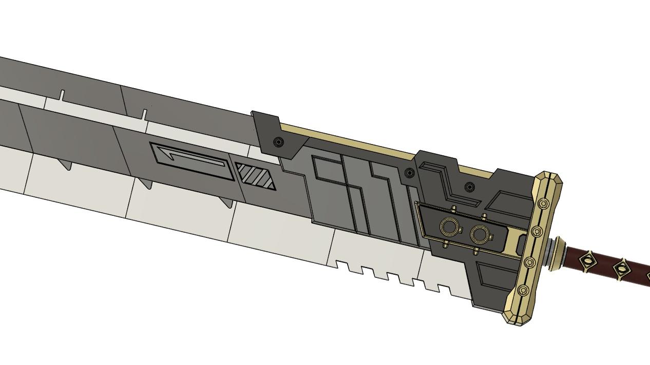 Buster Sword Apex Legends x Final Fantasy 3d model