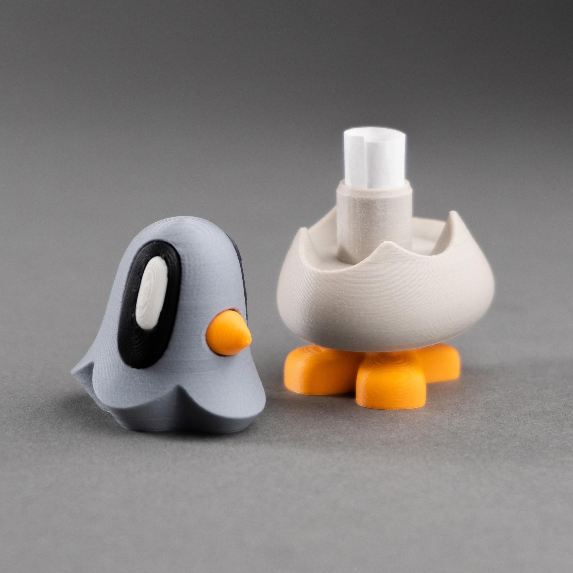 Blob Pigeon - Magnetic Secret Message Art Toy 3d model