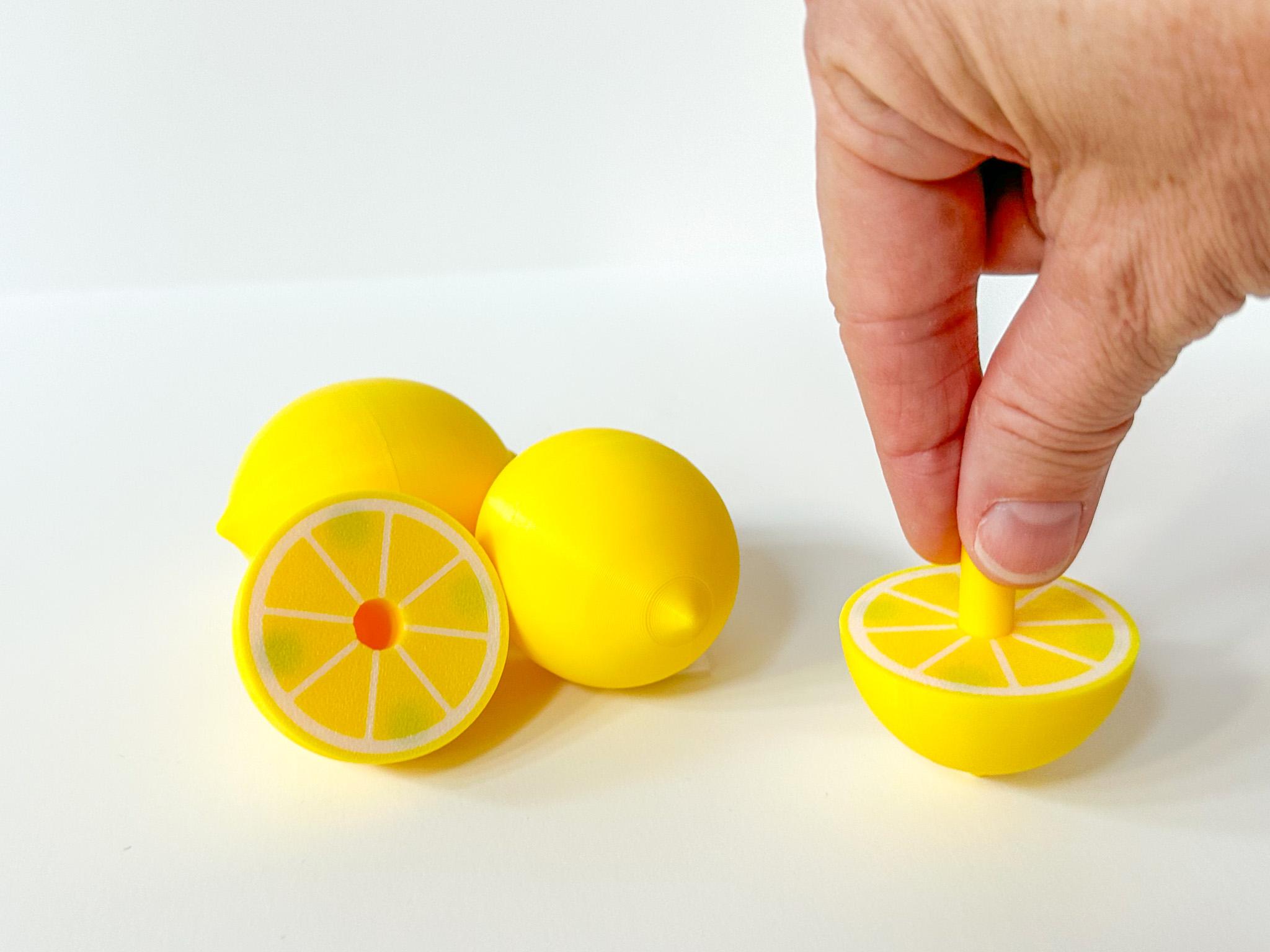 Clicky Citrus Spinners (2-in-1 Fidget Toys) 3d model