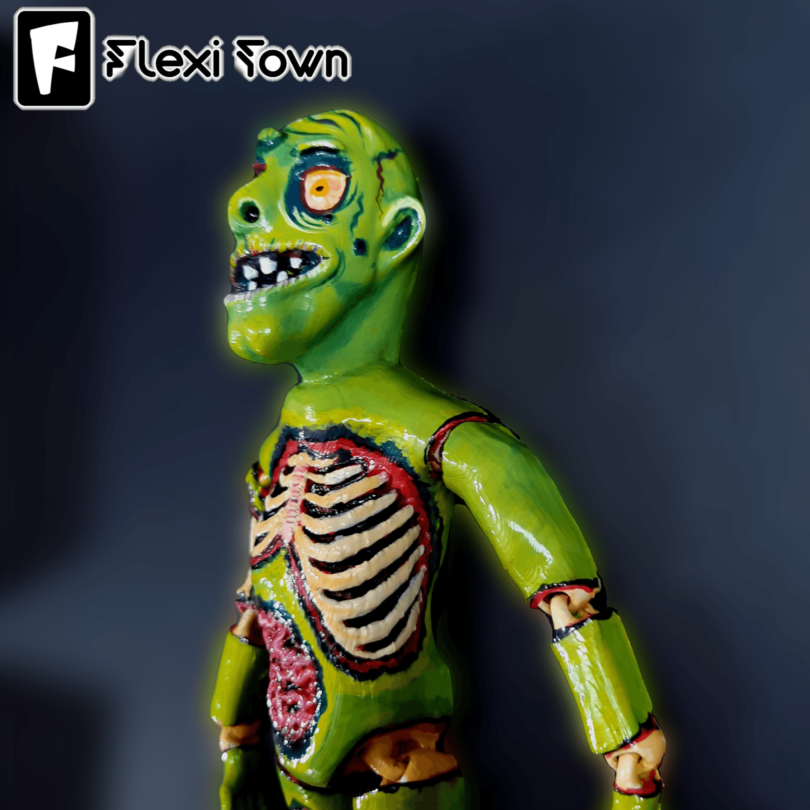 Flexi Print-in-Place Scary Zombie 3d model