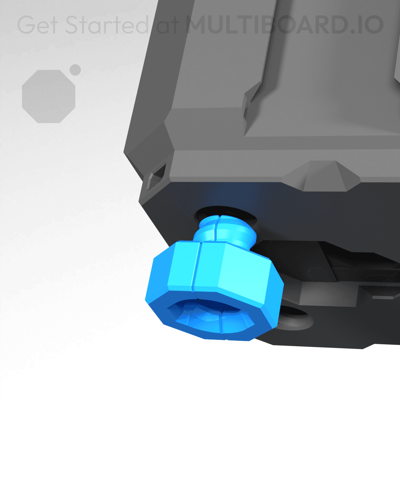 Bin Base - Bolt-Locked Insert 3d model