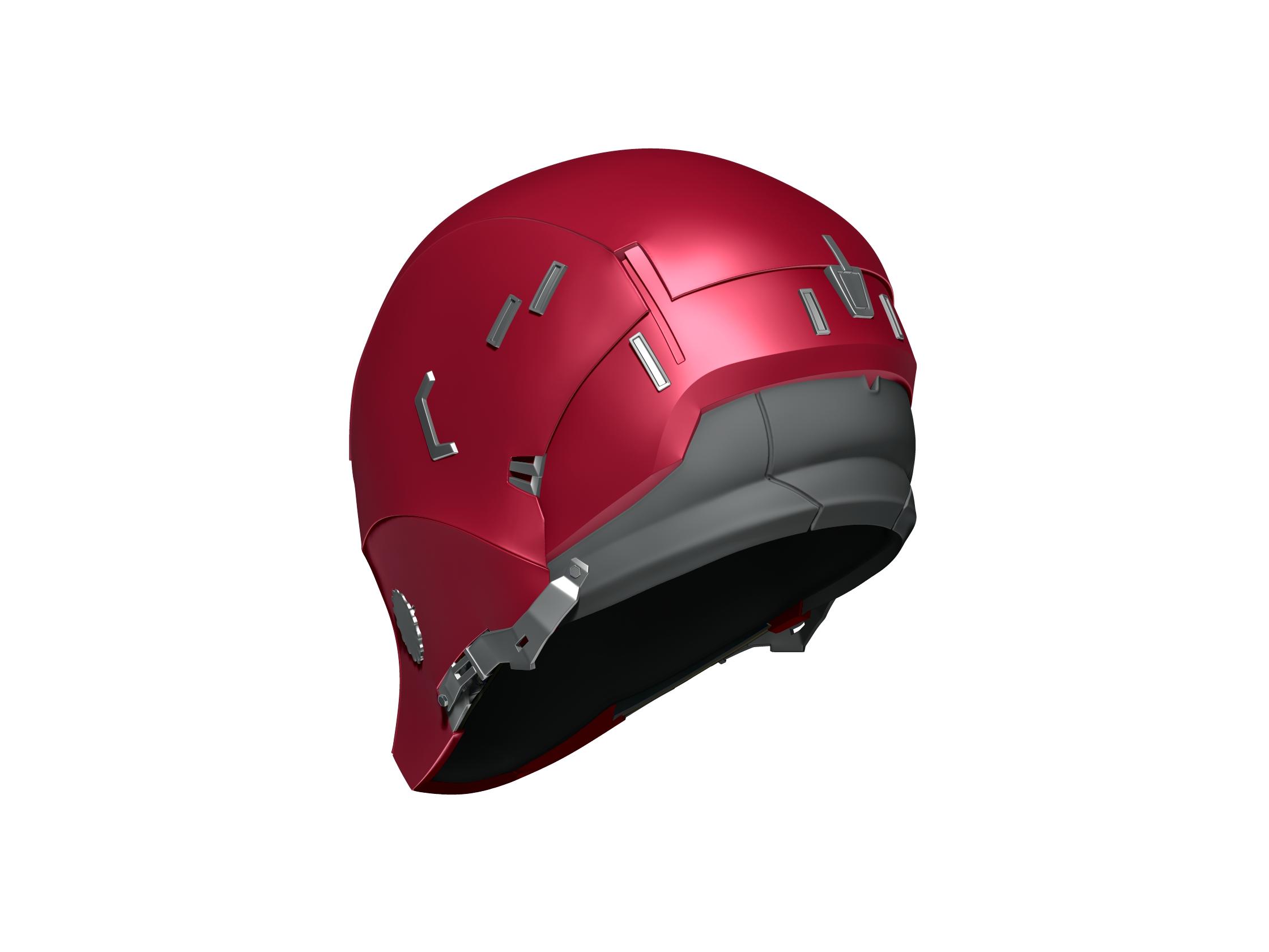 Red Hood Hybrid Mask 3d model