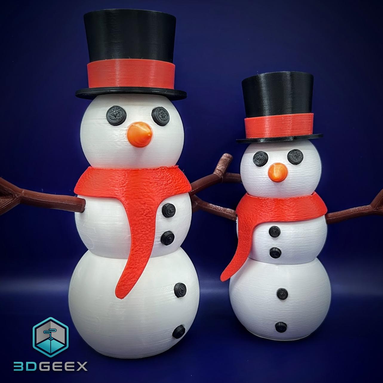 Stackable Snowman 3d model
