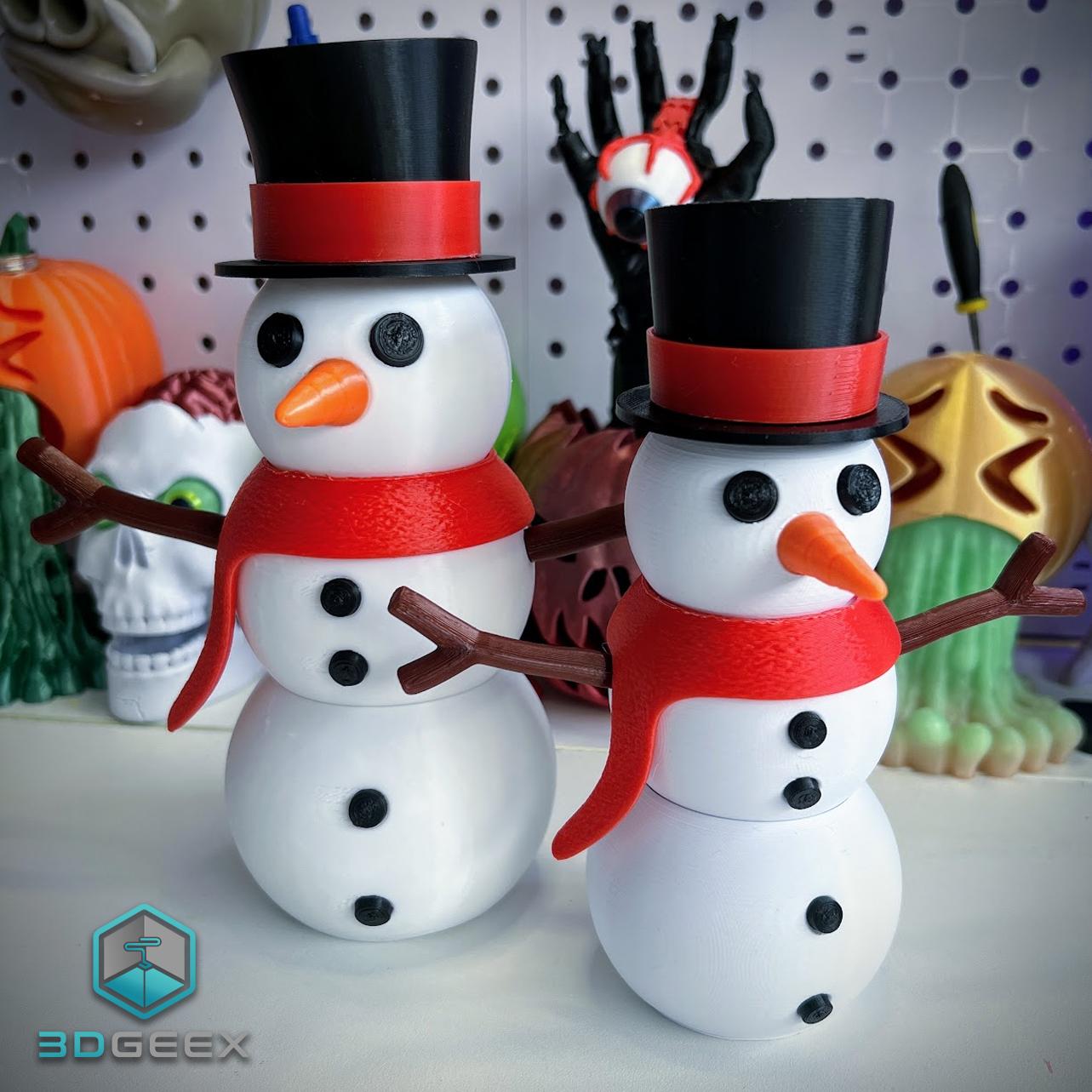 Stackable Snowman 3d model