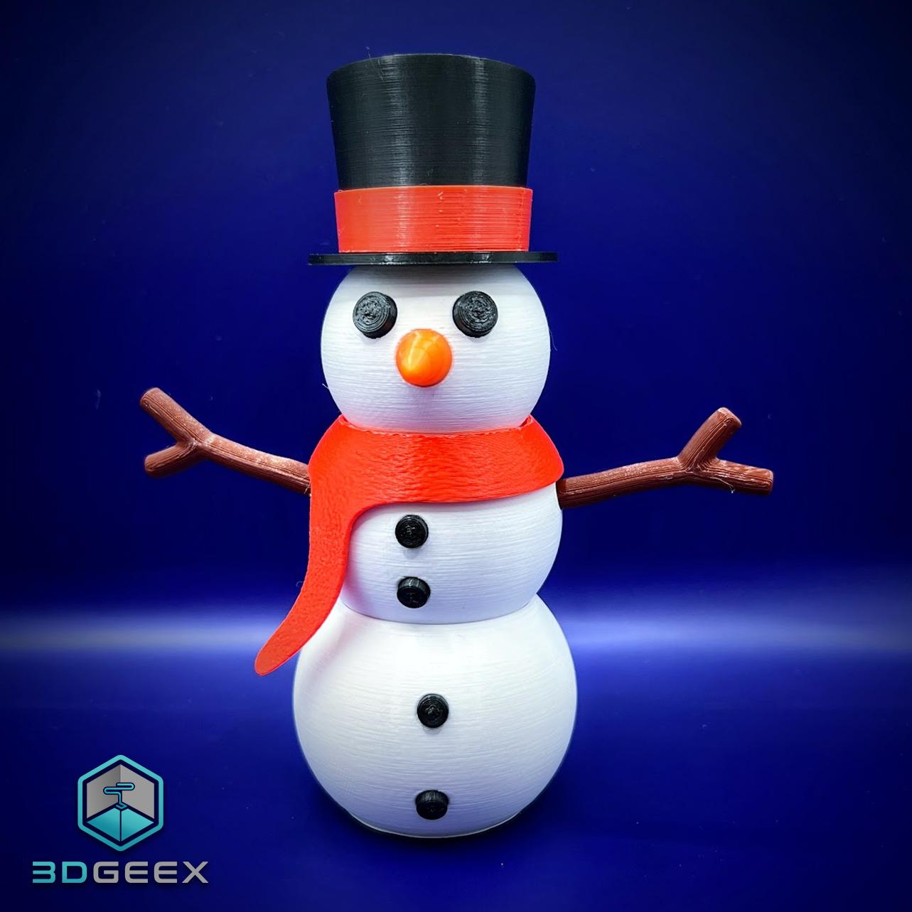 Stackable Snowman 3d model