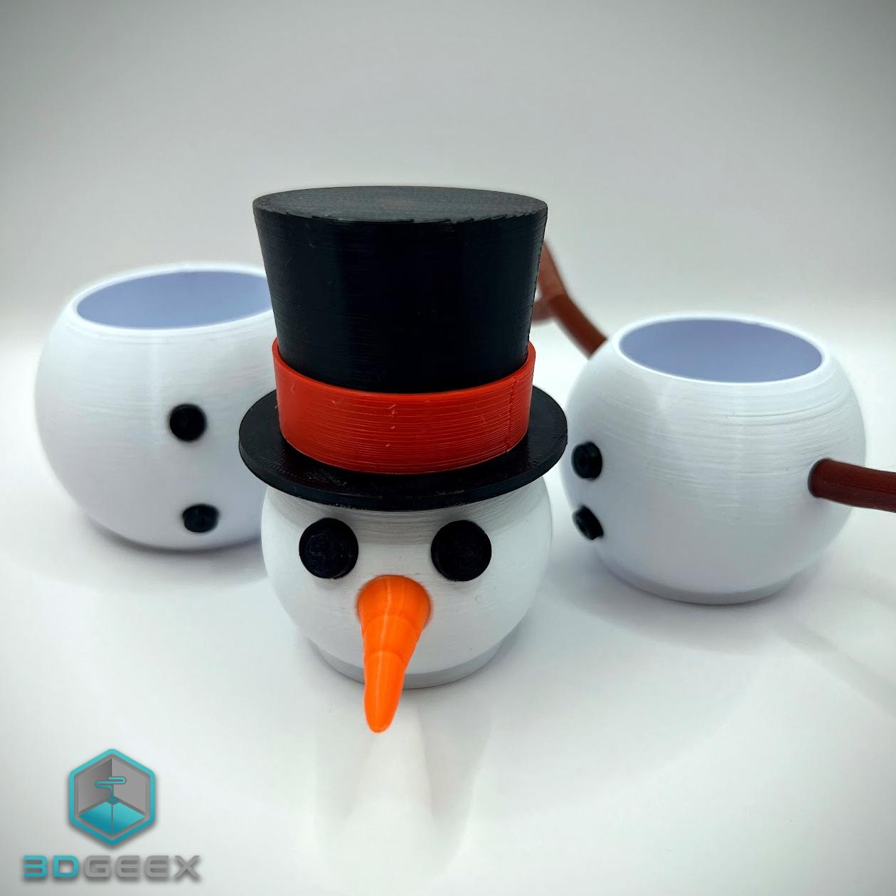 Stackable Snowman 3d model