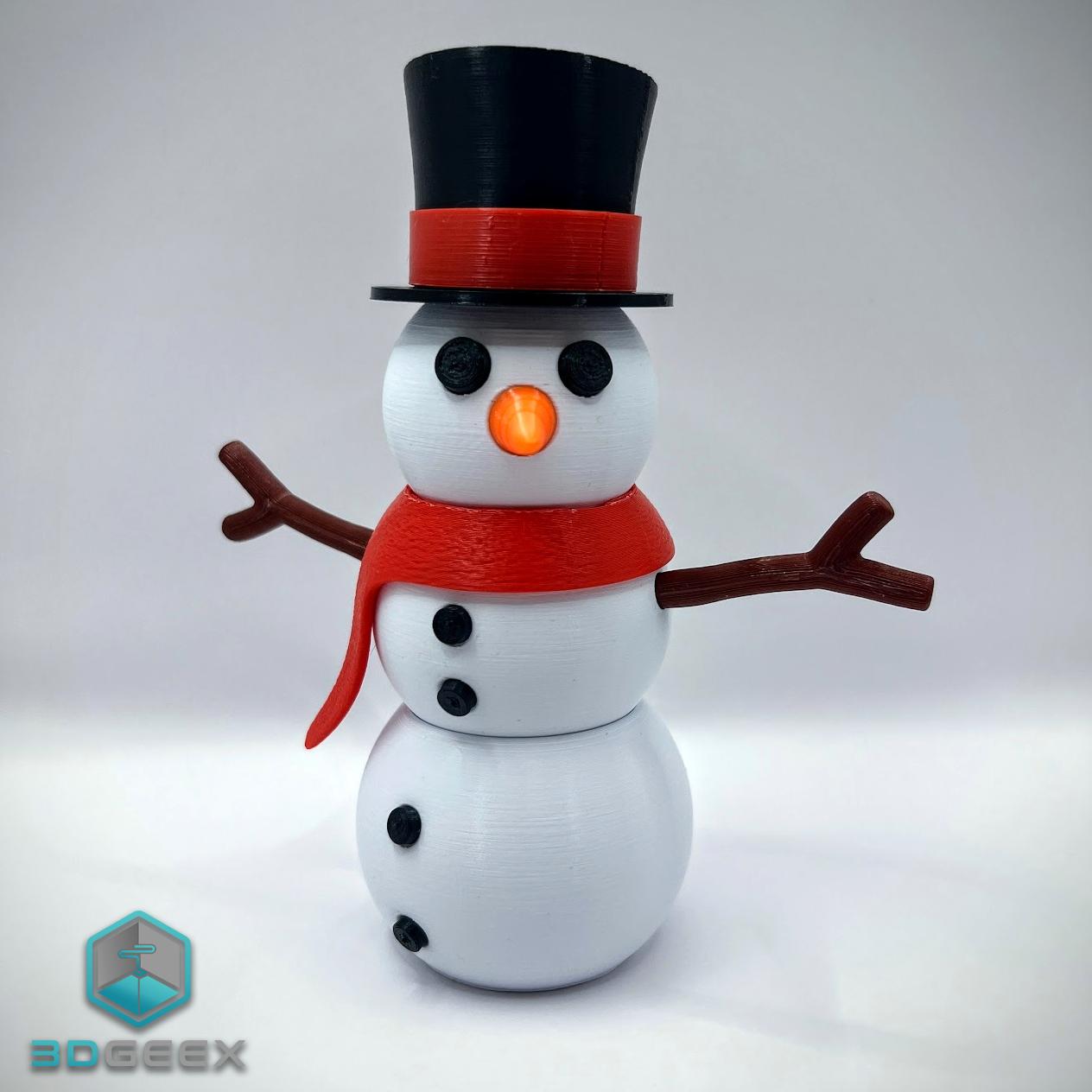 Stackable Snowman 3d model