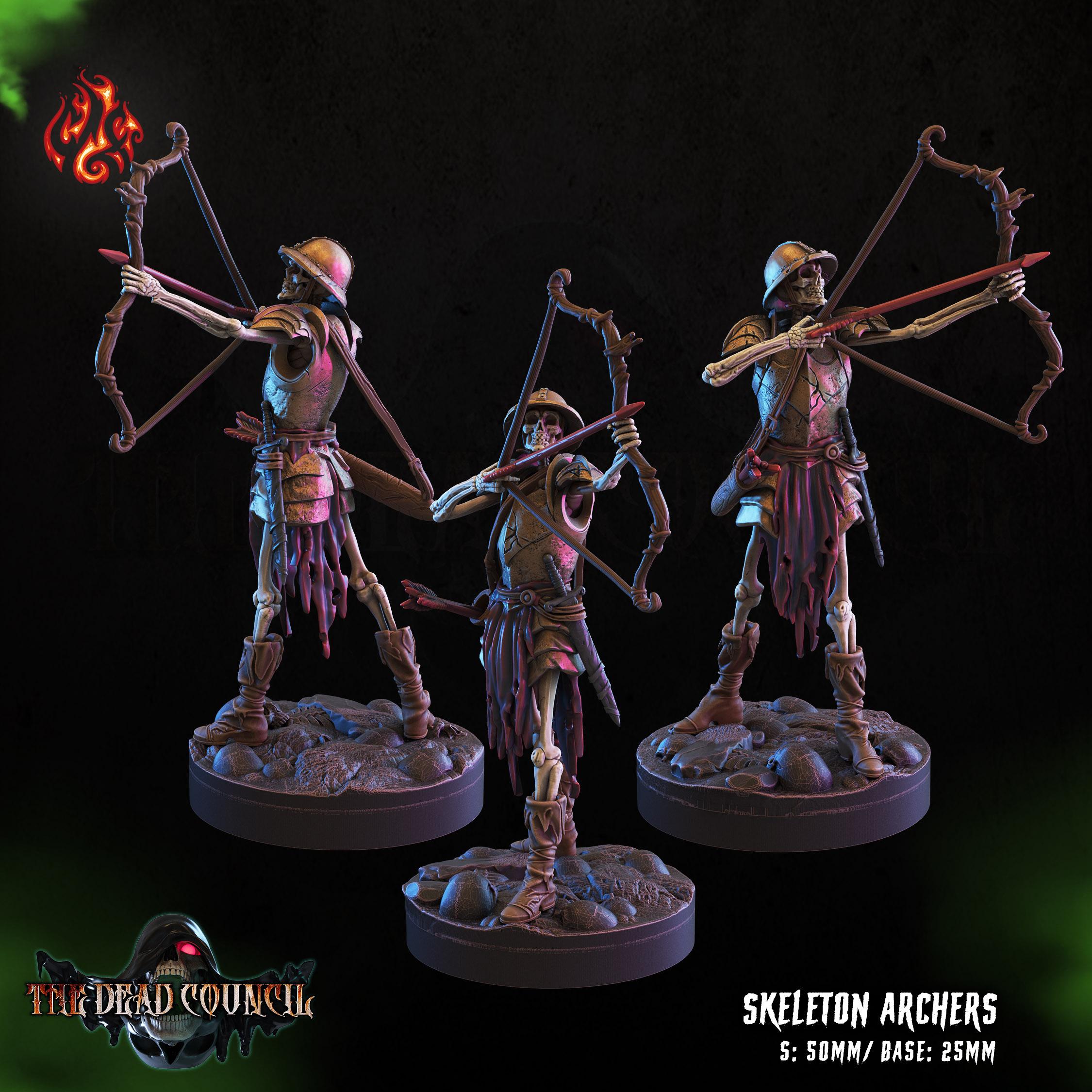 Skeleton Archers 3d model