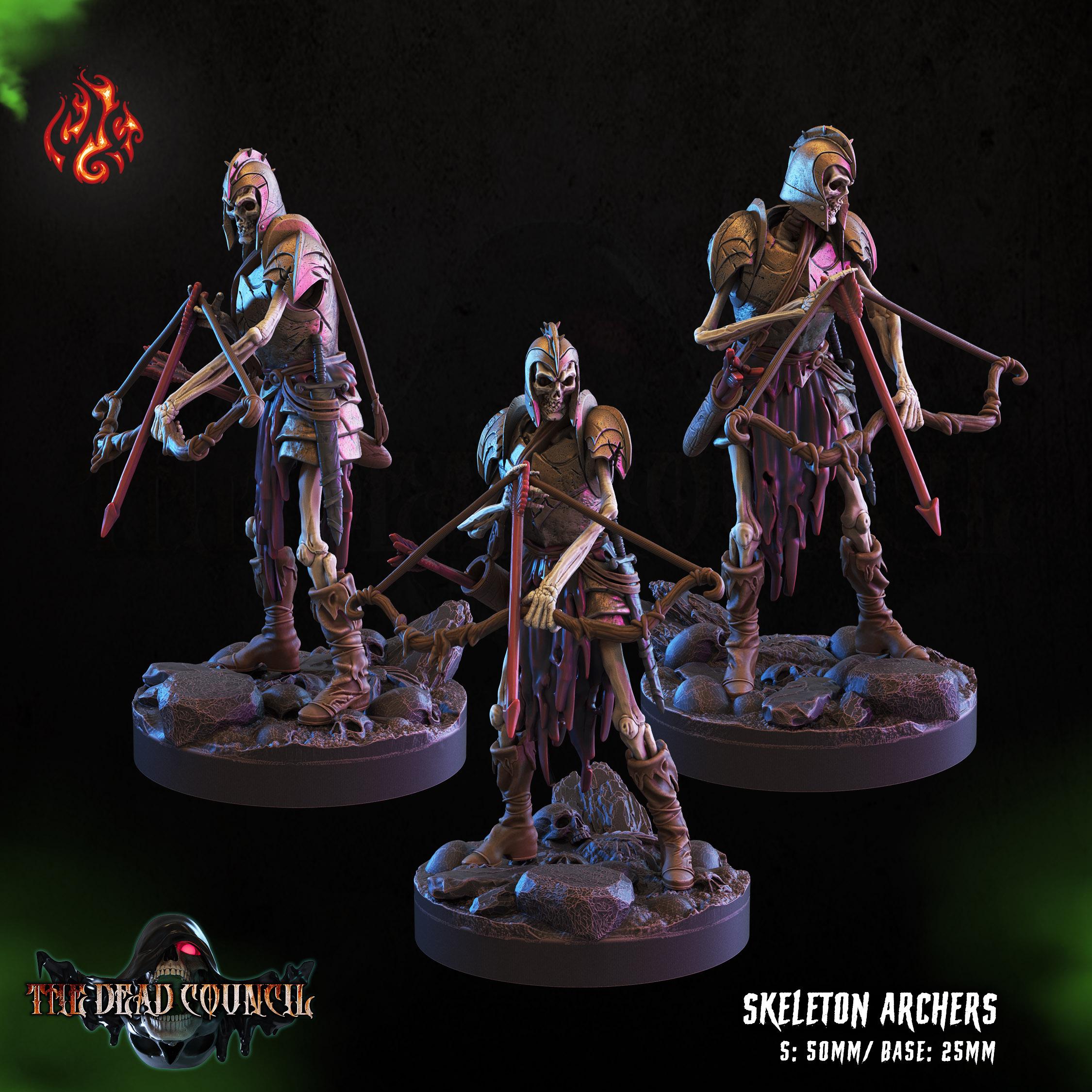 Skeleton Archers 3d model