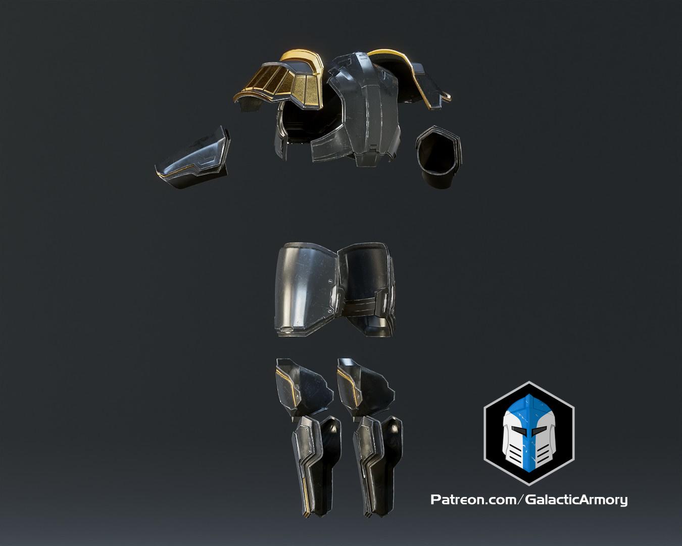 Helldivers 2 Armor - Hero of the Federation - 3D Print Files 3d model