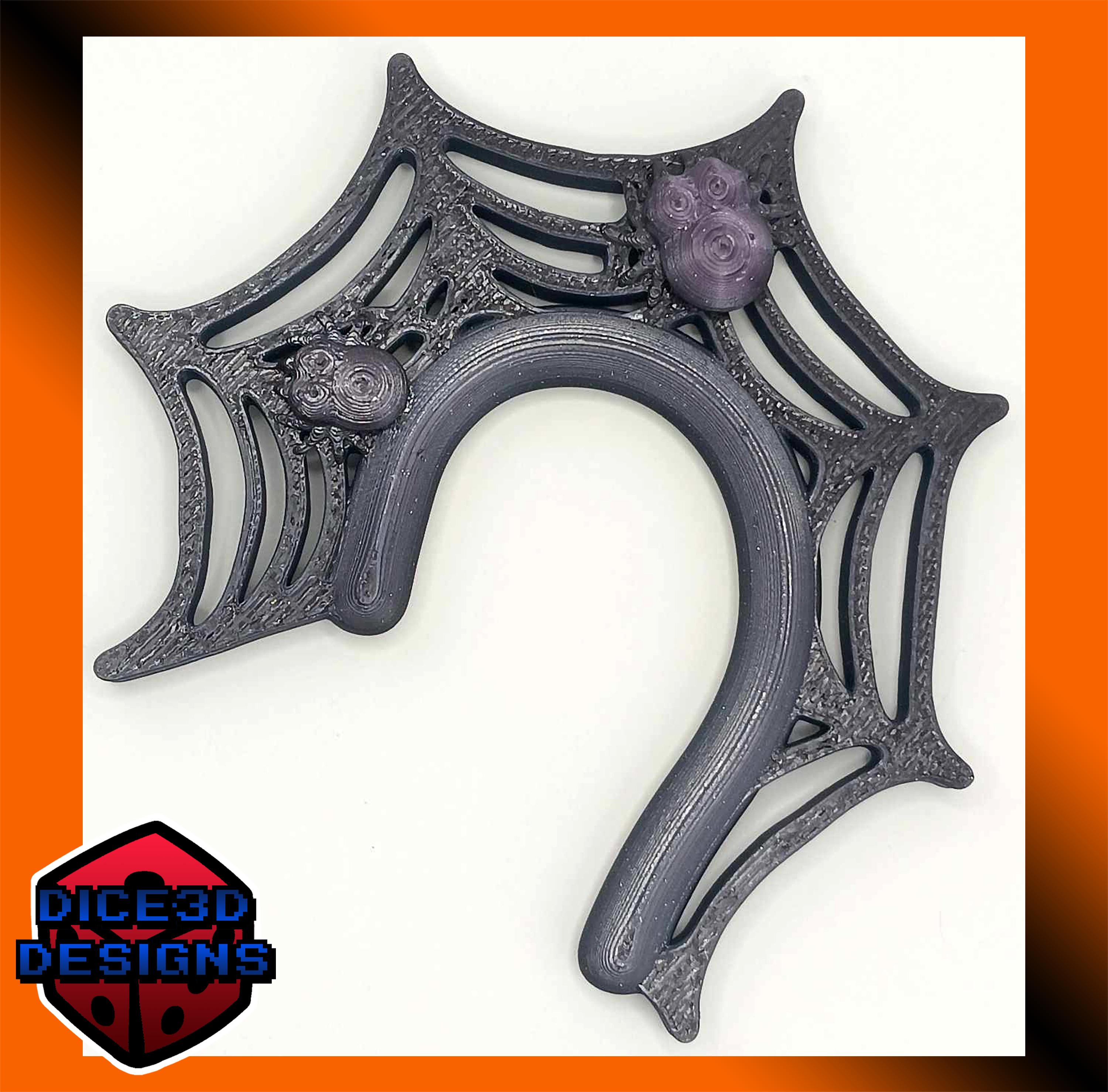 Spiderweb Halloween Ear Cuff 3d model