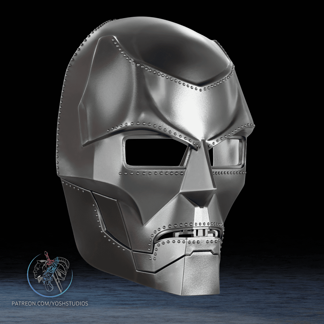 MCU Dr Doom Mask STL RDJ 3d model