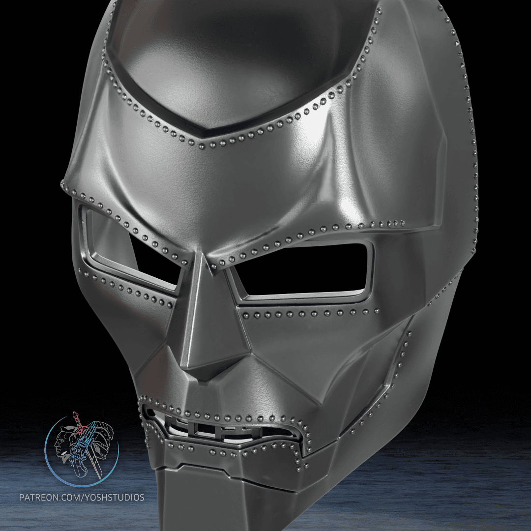 MCU Dr Doom Mask STL RDJ 3d model