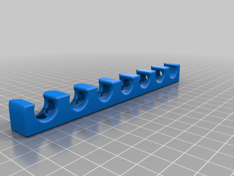 Wall mount for hex screwdrivers 3d model