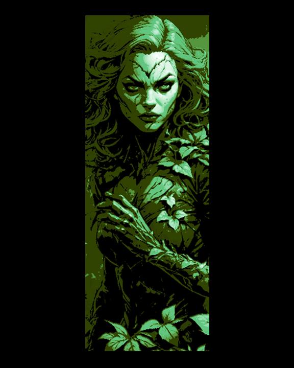 Fan Art Set of 3 Bookmarks - DC Comic Character Art of Poison Ivy 3d model