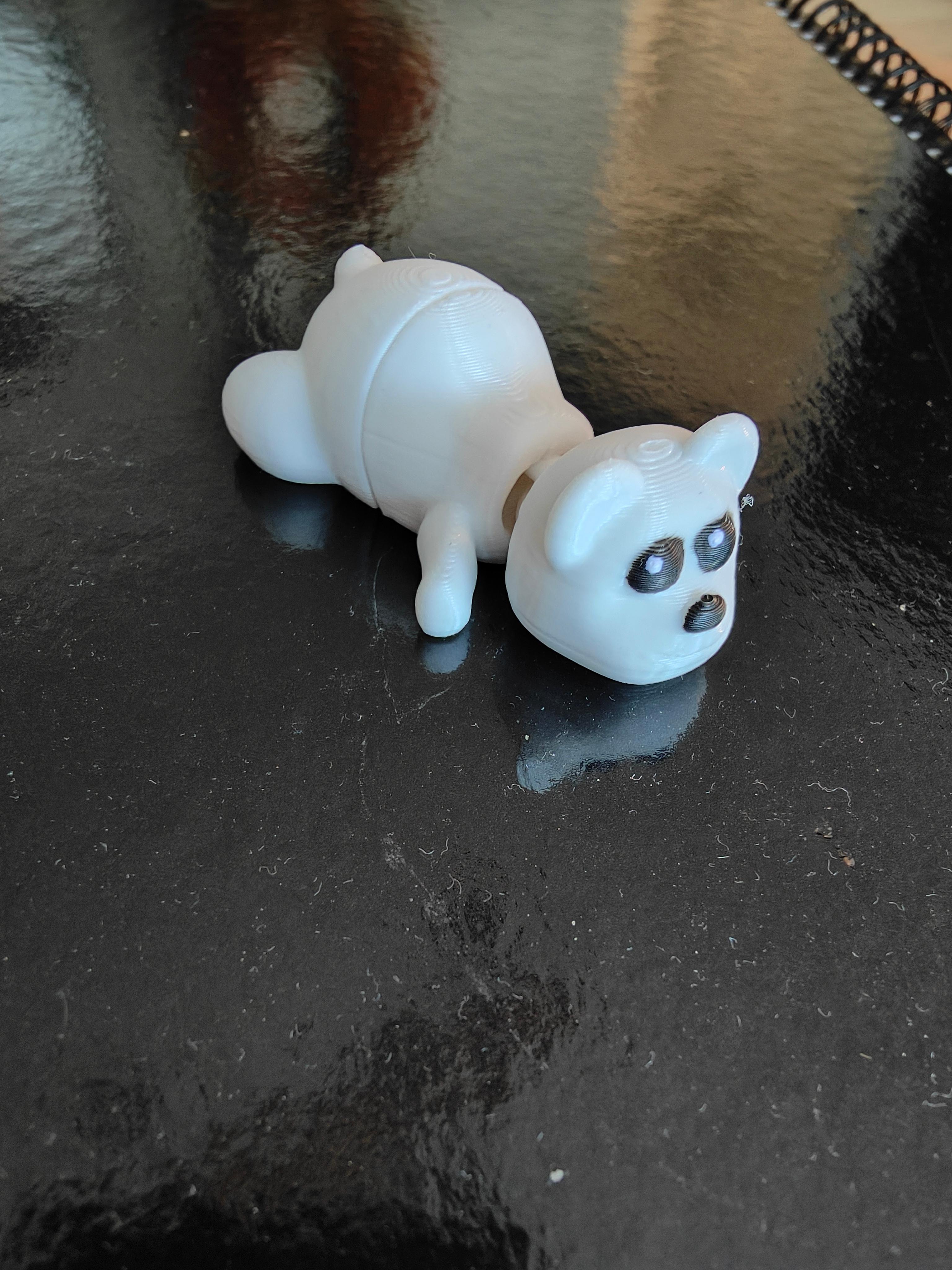 mini articulated polar bear 3d model