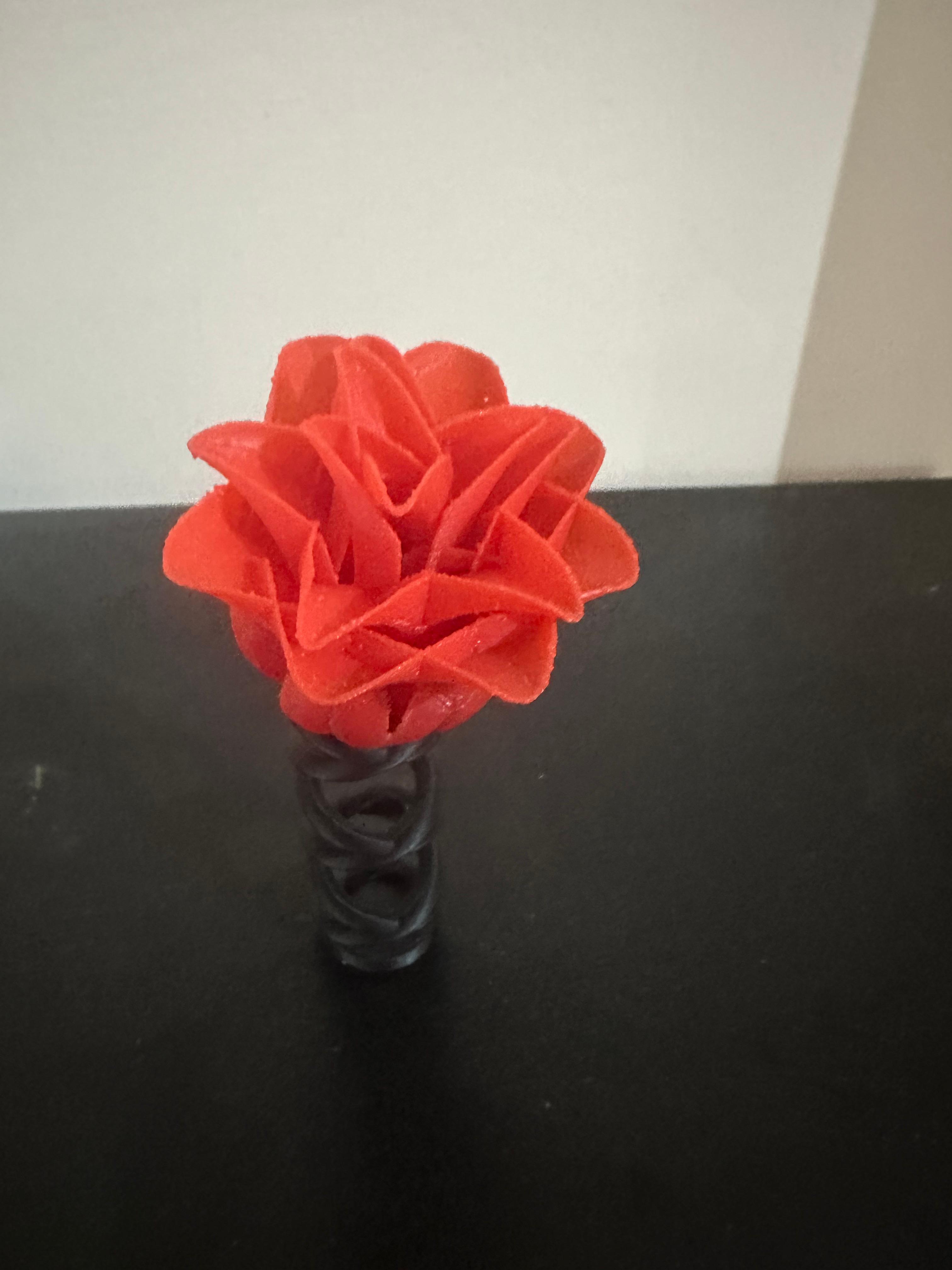 rosa flor 3d model