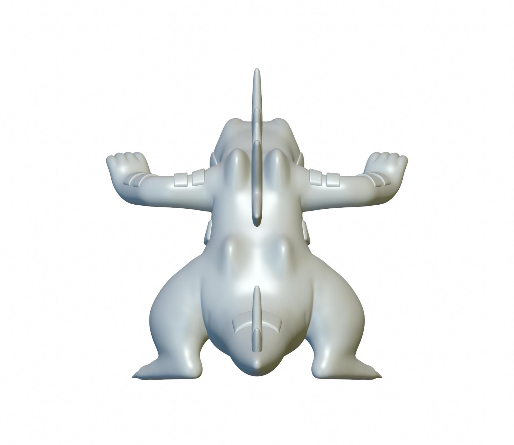 Pokemon Feraligatr #160 - Optimized for 3D Printing  3d model